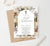 Elegant Communion Invitations With Floral Arch