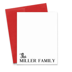 Personalized Classic Family Stationary Set