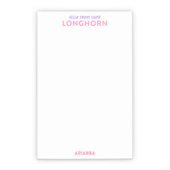 Girls Personalized Camp Stationery Writing Paper With Name