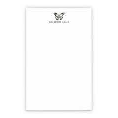 Butterfly Personalized Note Pads With Name