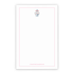 Ginger Jar Personalized Notepad With Border