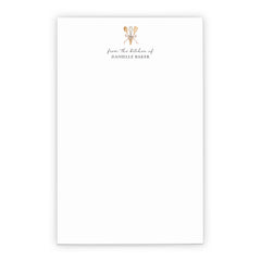 Baking Themed Personalized Notepad