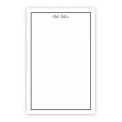 Classic Border Personalized Notepad