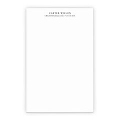 Professional Personalized Notepad With Name