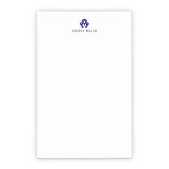 Elegant Monogram Personalized Notepad