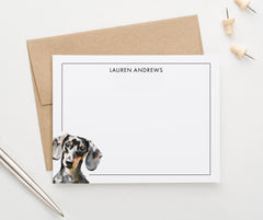 Watercolor Dachshund Stationery Cards Or Choose Your Dog Breed