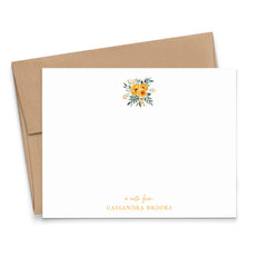 Marigold Flower Note Cards With Envelopes