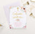 CONI010 girls elegant pink floral confirmation invites personalized elegant gold cross 1