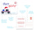 Holiday Postal Thank You Cards with Postal Truck