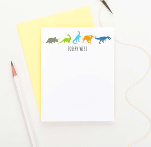 KS087 personalized dinosaurs stationery sets for letter writing kids dinos dino animals 1