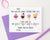 KS126B cupcake fill in thank you stationery girls and boys cute simple cupcakes 3