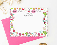 KS137 personalized emoji thank you cards for kids sticker stickers emojis 2