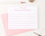 KS161 personalized a note from lined kid stationery set for girls simple