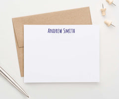 KS163 simple cute boys stationary personalized classic block font