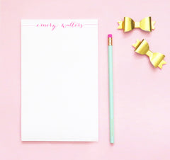 NP028 modern script personalized notepads set women letter writing 2