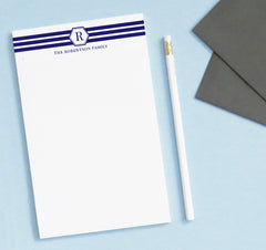NP087 family notepad personalized monogram stationery letter writing