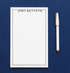 NP105 personalized name and border note pads for men and women professional writing paper