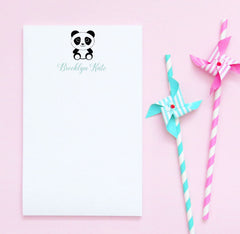 NP114 cute panda note pad personalized for girls and boys animal animals paper