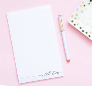 NP118 simple script note pads personalized set writing paper
