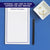 NP126 name and border personalized note paper professional business lined