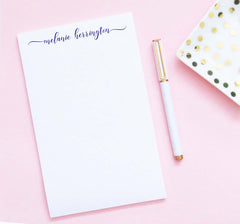 NP242 sweet script font personalized notepad for adults simple classic elegant