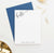 PS073 hello corner script personalized flat note cards women men simple classic 1