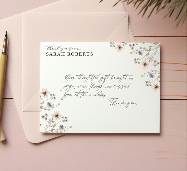 Design Note Cards - Modern Pink Paper