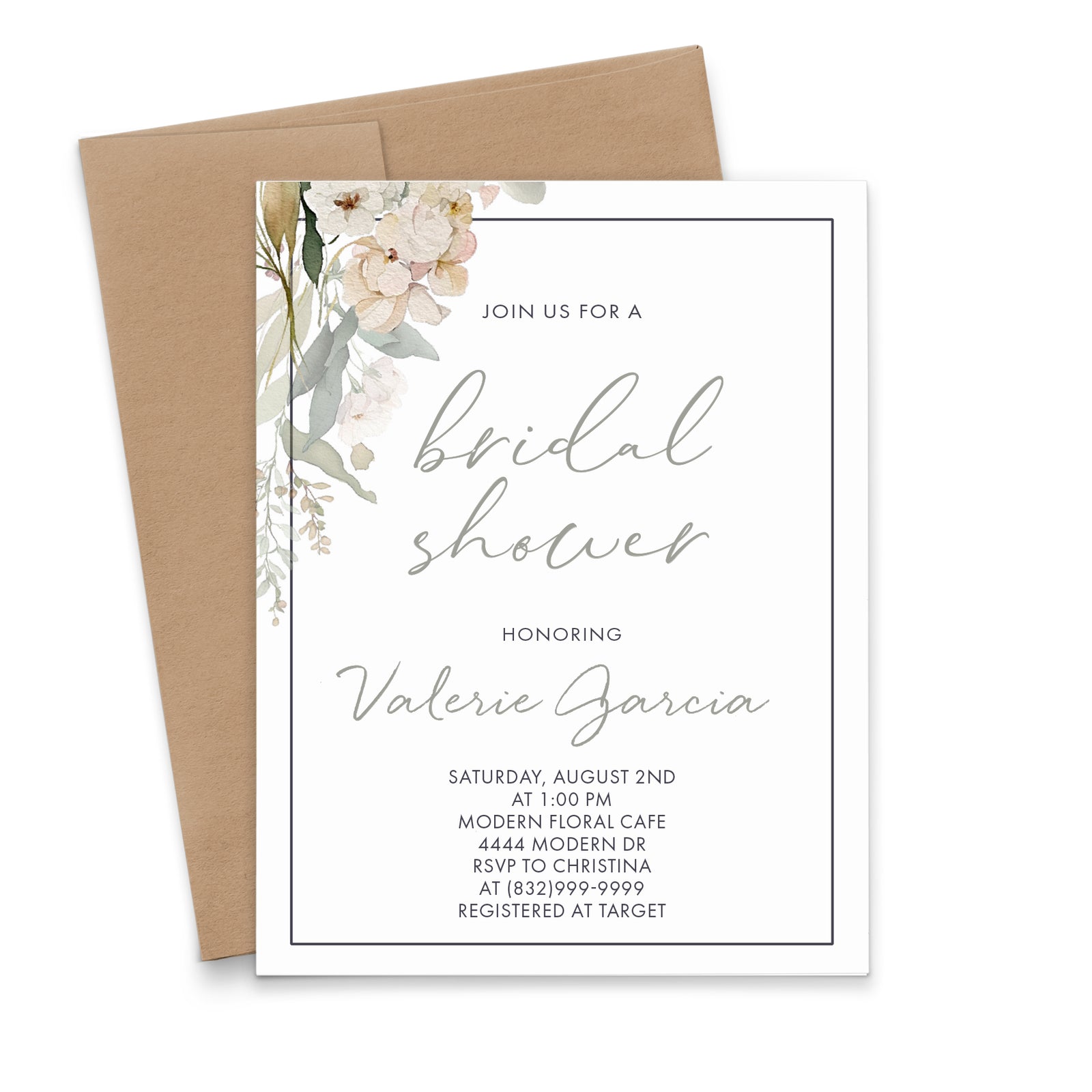 Inexpensive Bridal Shower Invitations