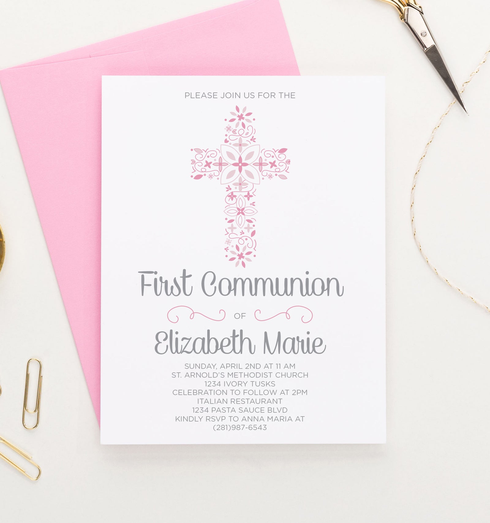 First Communion Invitations