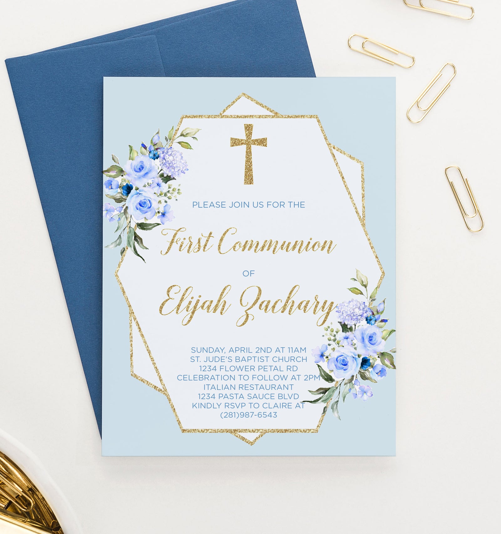 First Holy Communion Invitations