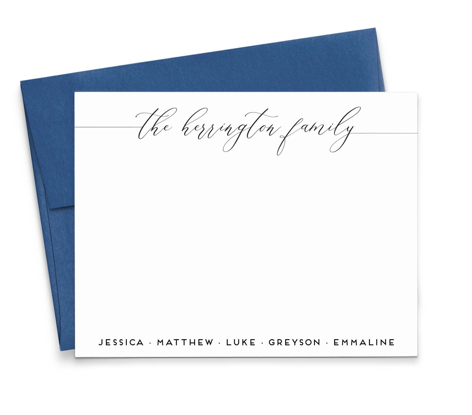 Custom Family Stationery