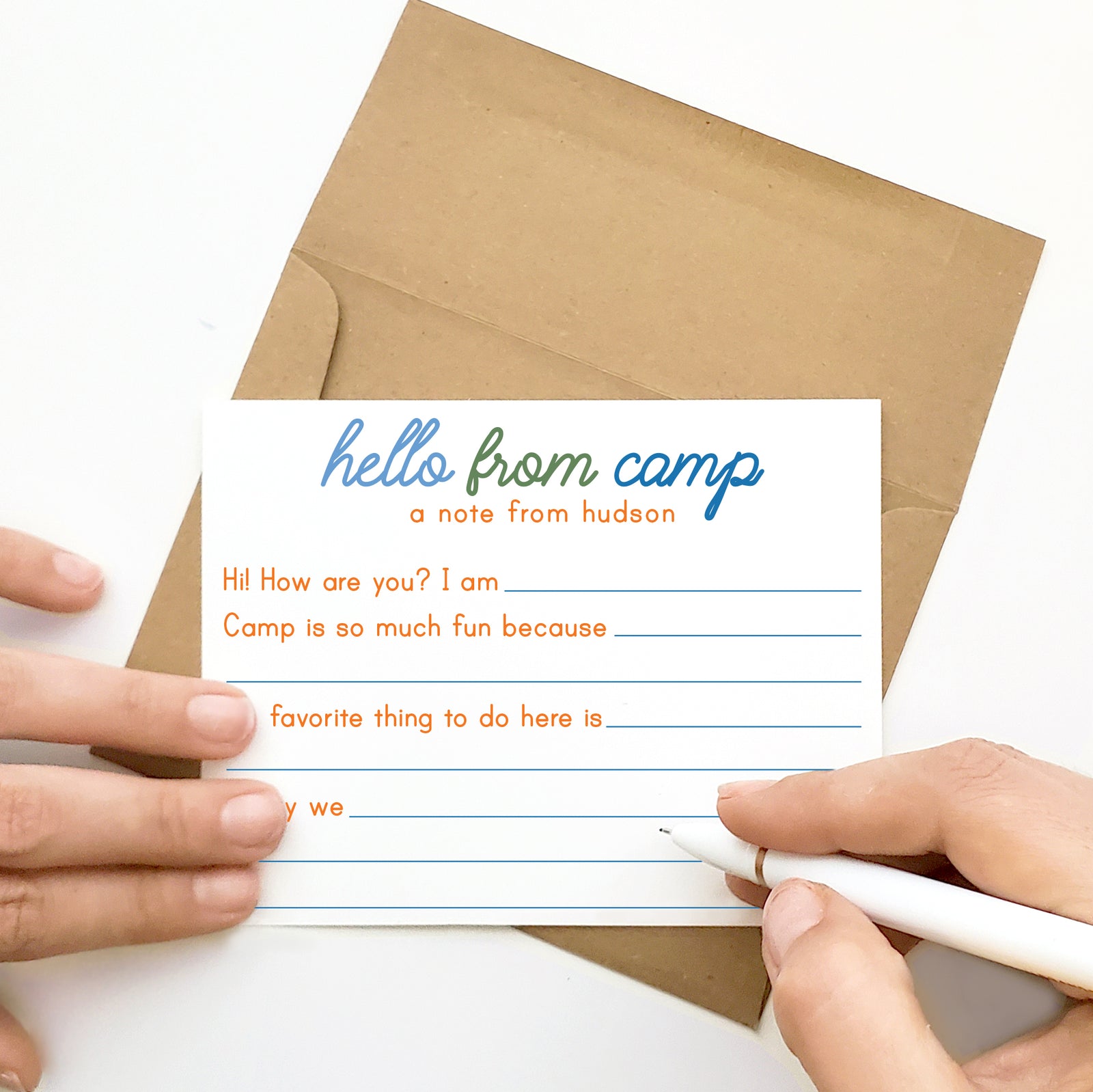 Camp Stationery