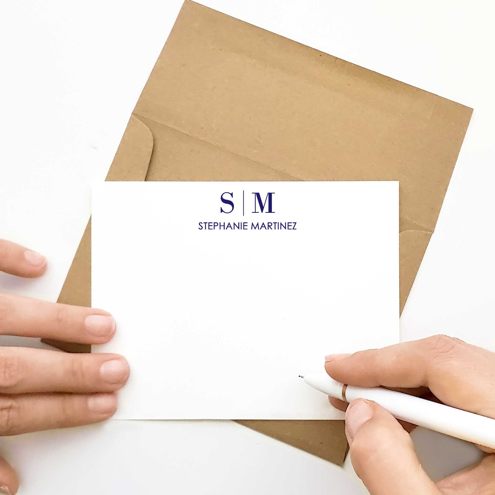 Personalized Note Cards with Envelopes