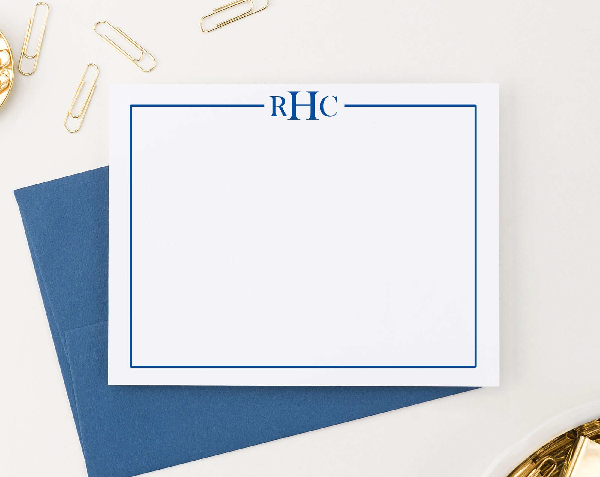 Monogrammed Stationery Note Cards