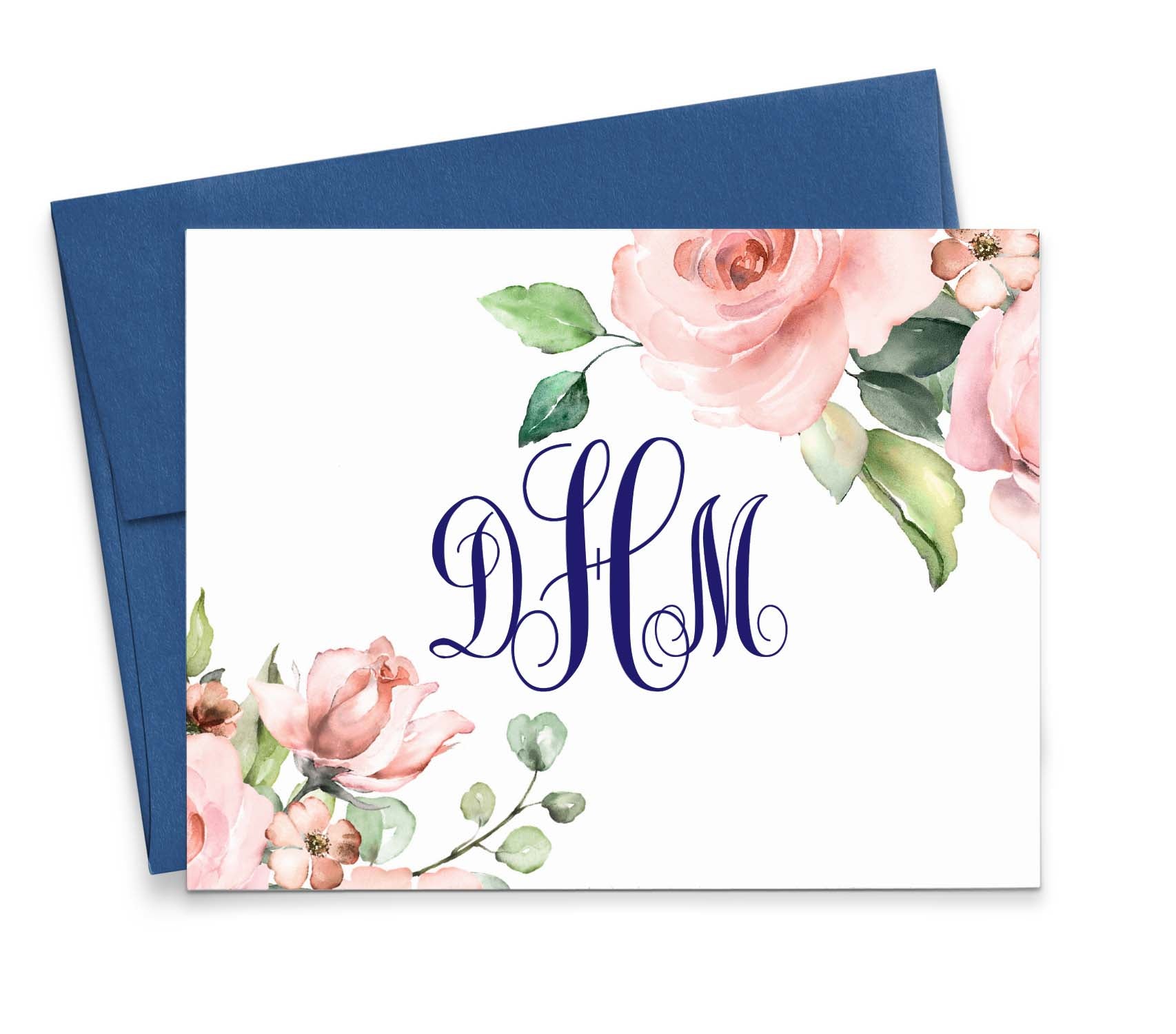 Monogrammed Thank You Notes