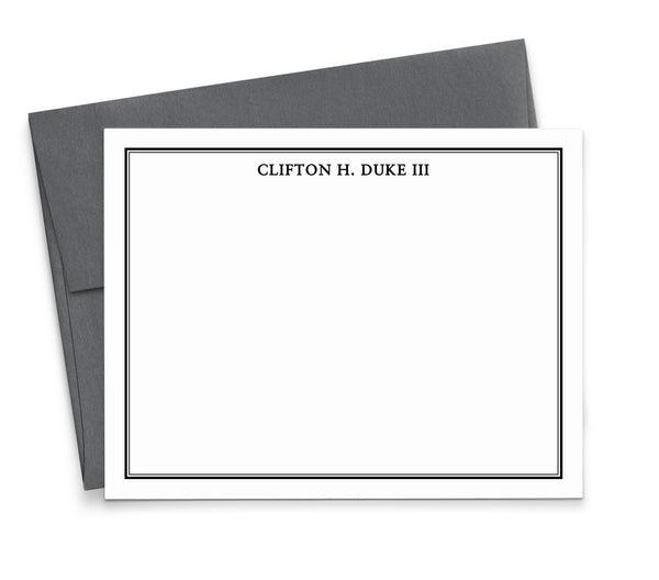 Men's Stationery Personalized - Modern Pink Paper
