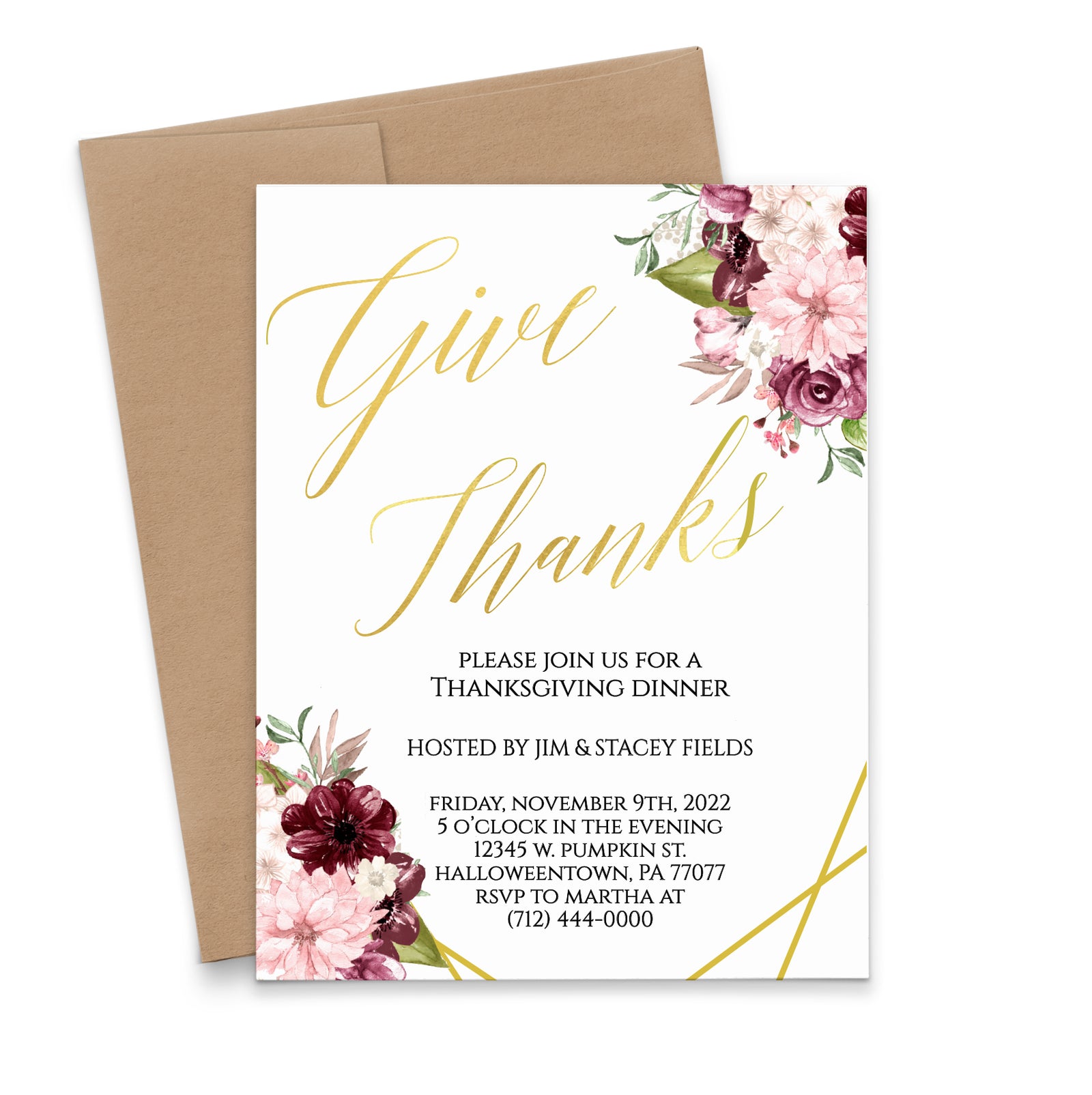 Thanksgiving Invitations