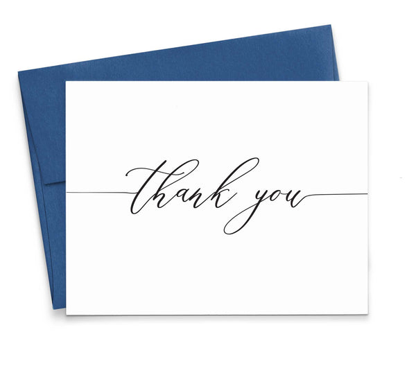 Thank You Cards - Modern Pink Paper
