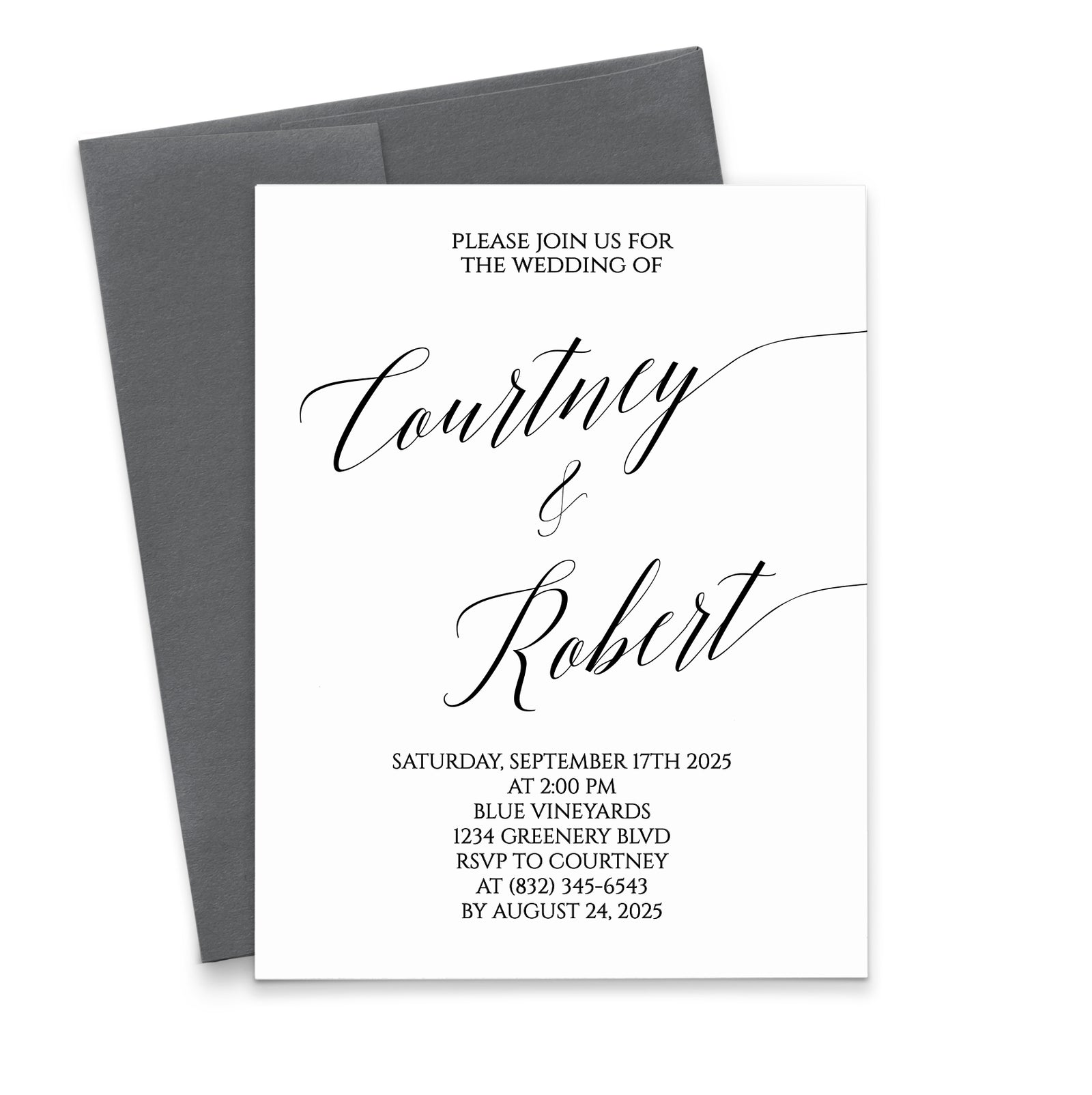 Customizable Wedding Invitations