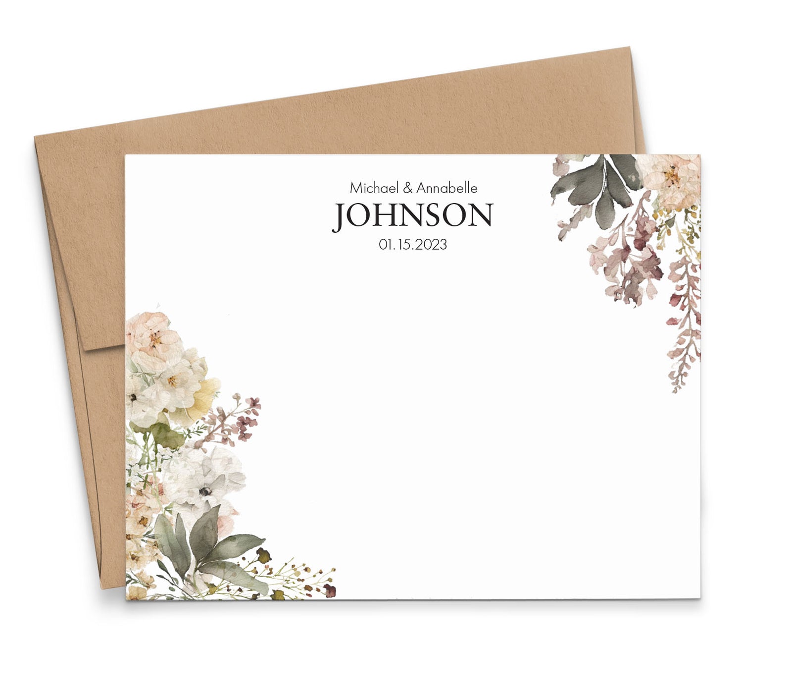 Custom Wedding Thank You Notes