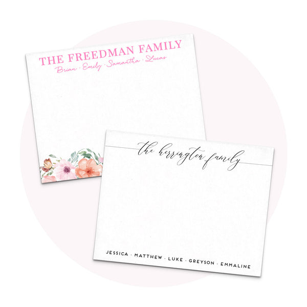 Thick Stationery Paper - Modern Pink Paper