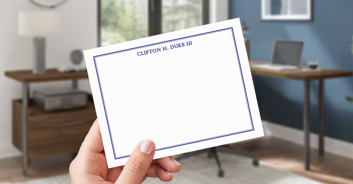 Personalized Stationery for Men