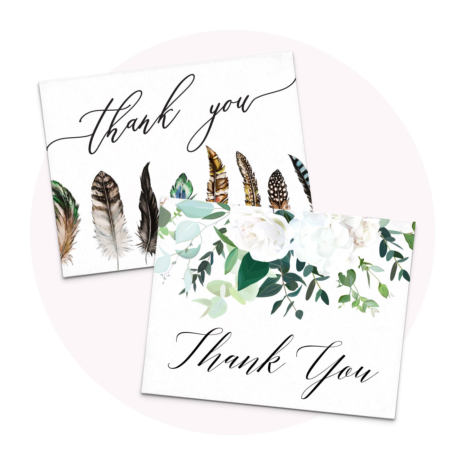 Thank You Cards Blank