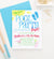 Splish Splash Pool Party Birthday Invitations Personalized