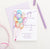 Pop On Over Girls Birthday Invitations With Watercolor Balloons