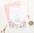 Simple Pink Bridal Shower Invitations With Wildflowers
