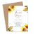 Country Themed Bridal Shower Invitations With Sunflowers