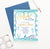 Personalized Blue Narwhal Baby Shower Invitations For Boy