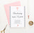 Personalized Pink Christening Invitations With Lace