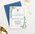 Personalized Greenery Confirmation Invite Card With Gold Frame